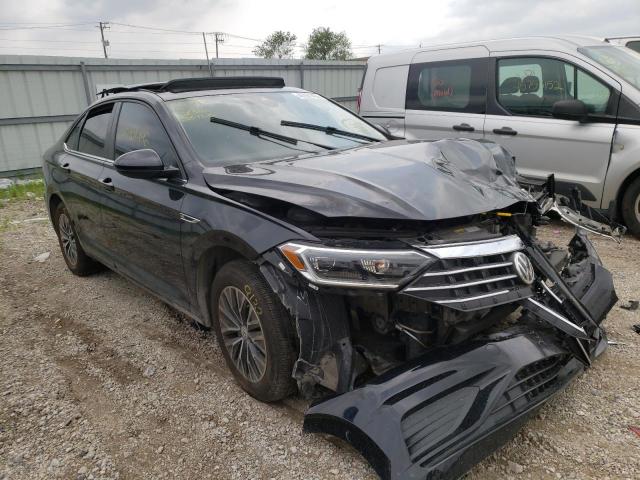 Salvage cars for sale from Copart Chicago Heights, IL: 2019 Volkswagen Jetta SEL