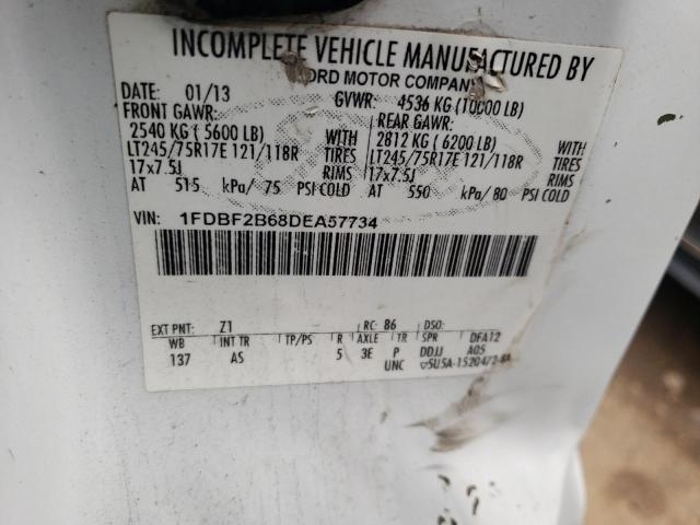 1FDBF2B68DEA57734 Ford F250 Super 2013. Фото: 9