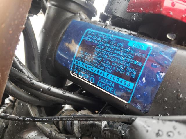 2020 HONDA CB650 RA MLHRH0254L5100499