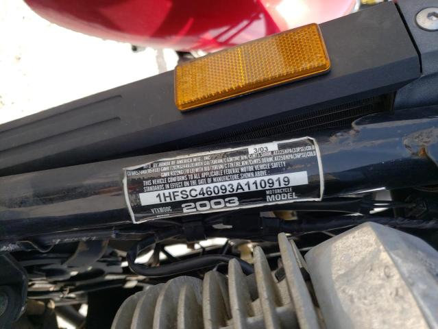 2003 HONDA VTX1800 C 1HFSC46093A110919