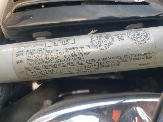 2003 HARLEY-DAVIDSON VRSCA 1HD1HAZ163K848440