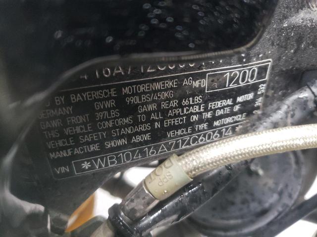 2001 BMW R1100 RS WB10416A71ZC60614