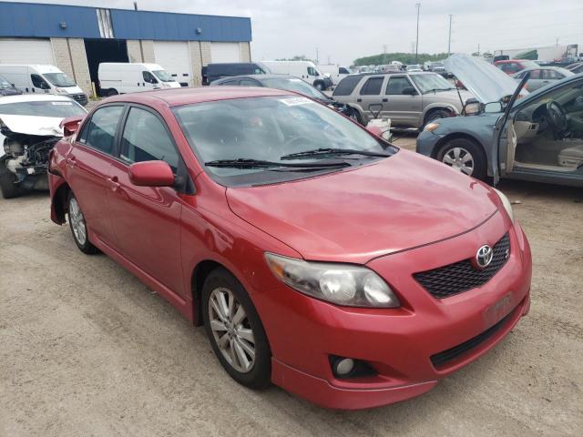 Salvage cars for sale from Copart Woodhaven, MI: 2010 Toyota Corolla BA