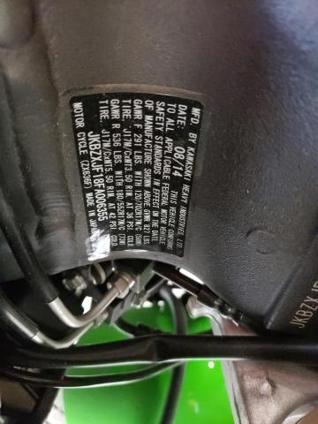 2015 KAWASAKI ZX636 F JKBZXJF18FA006355