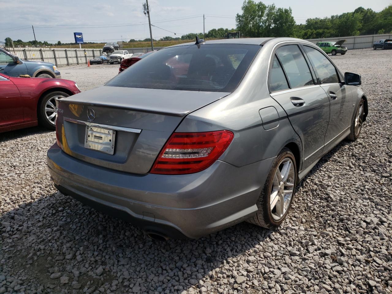 WDDGF5HB1CR****** Salvage and Wrecked 2012 Mercedes-Benz C-Class in Alabama State