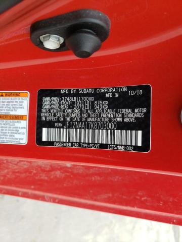 2019 TOYOTA 86 JF1ZNAA17K8703000