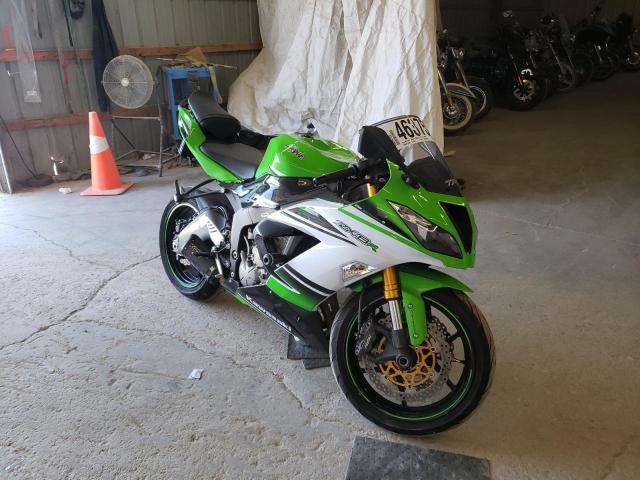 Salvage cars for sale from Copart Madisonville, TN: 2015 Kawasaki ZX636 F