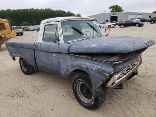 Salvage cars for sale at Hampton, VA auction: 1964 Ford F100
