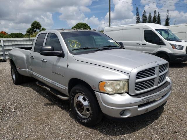 Salvage cars for sale from Copart Miami, FL: 2004 Dodge RAM 3500 S