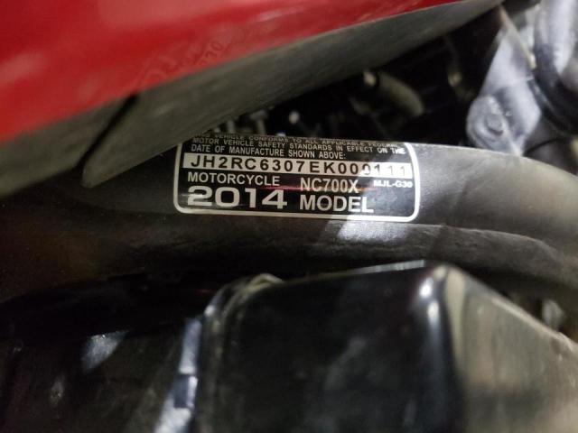 2014 HONDA NC700X JH2RC6307EK000111