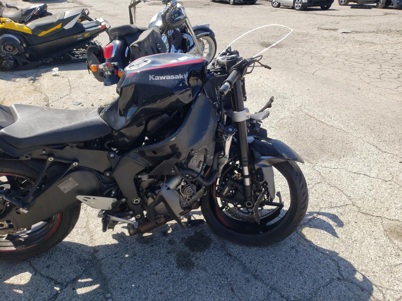 2022 Kawasaki Ninja ZX-6R at IL - Chicago Heights, Copart lot 