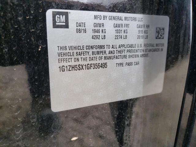 2016 CHEVROLET MALIBUE 1G1ZH5SX1GF356495