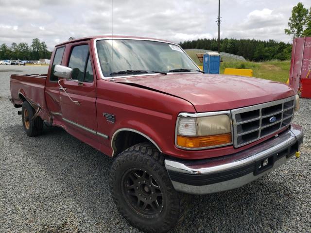 Salvage cars for sale from Copart Concord, NC: 1996 Ford F250