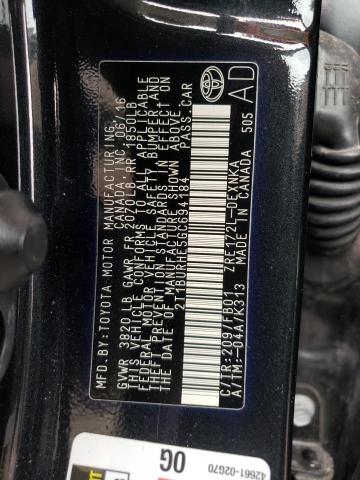 2016 TOYOTA 02 5FD25 2T1BURHE5GC694184