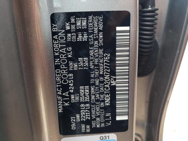 2022 KIA SELTOS SX KNDETCA20N7277762