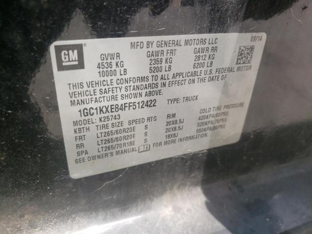 2015 CHEVROLET SILVRK1500 1GC1KXE84FF512422