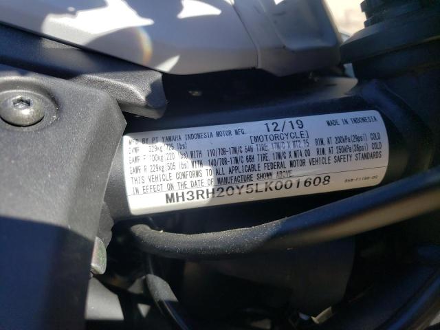 2020 YAMAHA MT-03 MH3RH20Y5LK001608