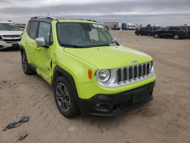 Salvage cars for sale from Copart Amarillo, TX: 2018 Jeep Renegade L