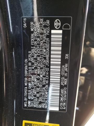 2016 TOYOTA MIRAI JTDBVRBD2GA000729