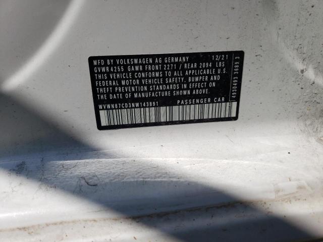 2022 VOLKSWAGEN GTI SE WVWN87CD3NW143891