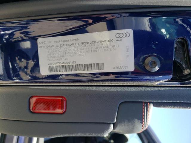 2021 AUDI RS5 WUAAWCF57MA904163
