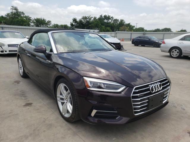 Salvage cars for sale from Copart Wilmer, TX: 2019 Audi A5 Premium