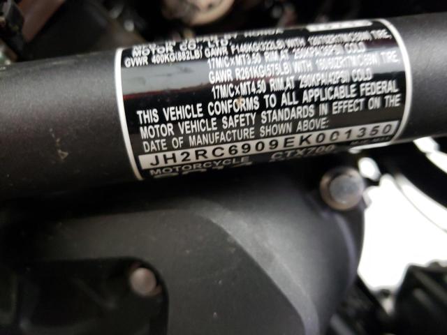 2014 HONDA CTX700 JH2RC6909EK001350