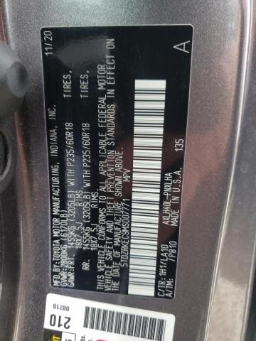 2021 TOYOTA SIENNA LIM 5TDZRKEC9MS007771
