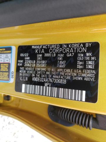 2022 KIA SELTOS S KNDEU2AA7N7306818
