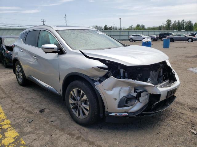 Salvage cars for sale from Copart Pennsburg, PA: 2016 Nissan Murano S