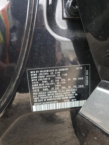 2017 VOLKSWAGEN TIGUAN SPO WVGTV7AX2HK022452