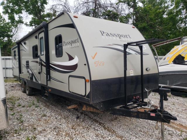 Keystone Travel Trailer salvage cars for sale: 2017 Keystone Travel Trailer