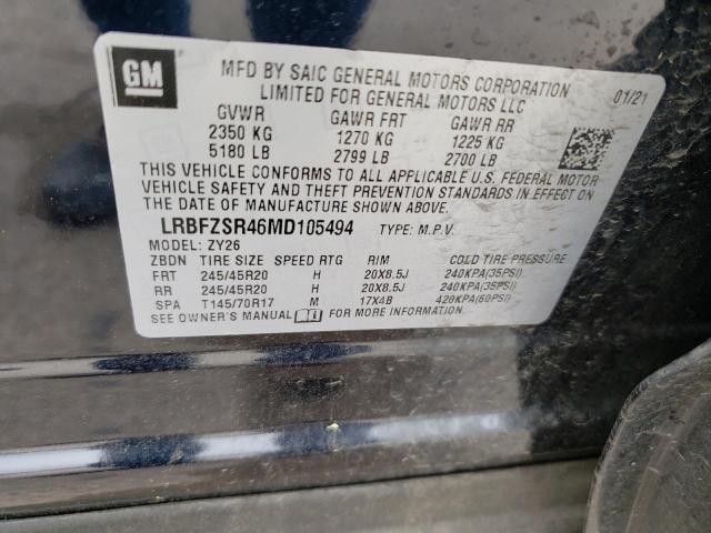 2021 BUICK ENVISION A LRBFZSR46MD105494