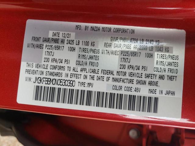 2022 MAZDA CX-5 SELEC JM3KFBBM0N0530390