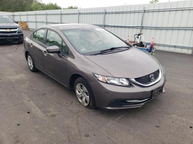 Salvage cars for sale from Copart Assonet, MA: 2014 Honda Civic LX