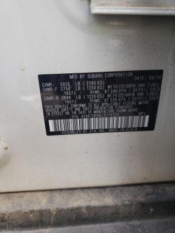 2020 SUBARU OUTBACK ON 4S4BTGKD6L3114334