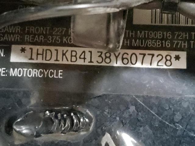 2008 HARLEY-DAVIDSON FLHX 1HD1KB4138Y607728