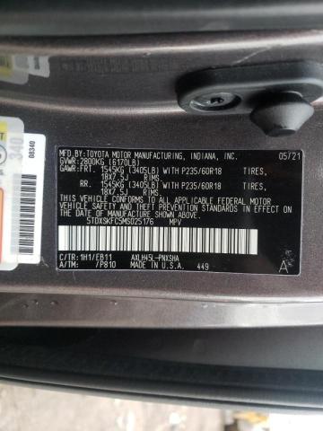 2021 TOYOTA SIENNA XSE 5TDXSKFC5MS025176