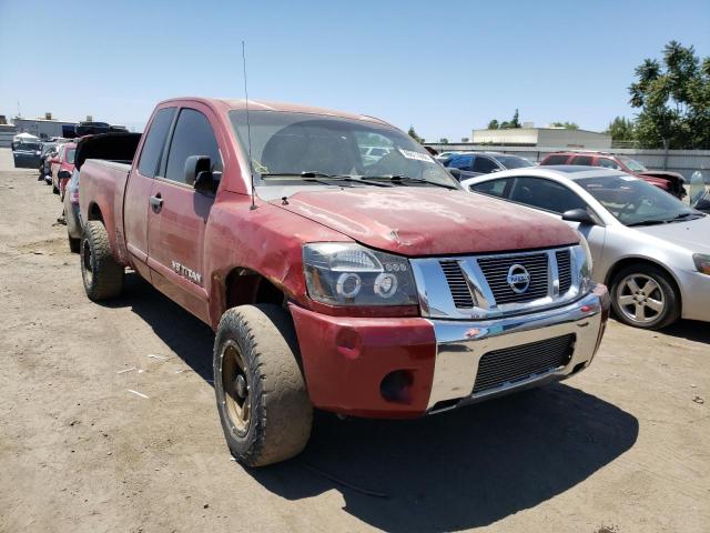 Salvage trucks for sale at Bakersfield, CA auction: 2008 Nissan Titan XE