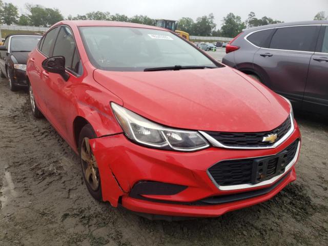 2017 Chevrolet Cruze Ls Красный vin: 1G1BC5SM8H7111419