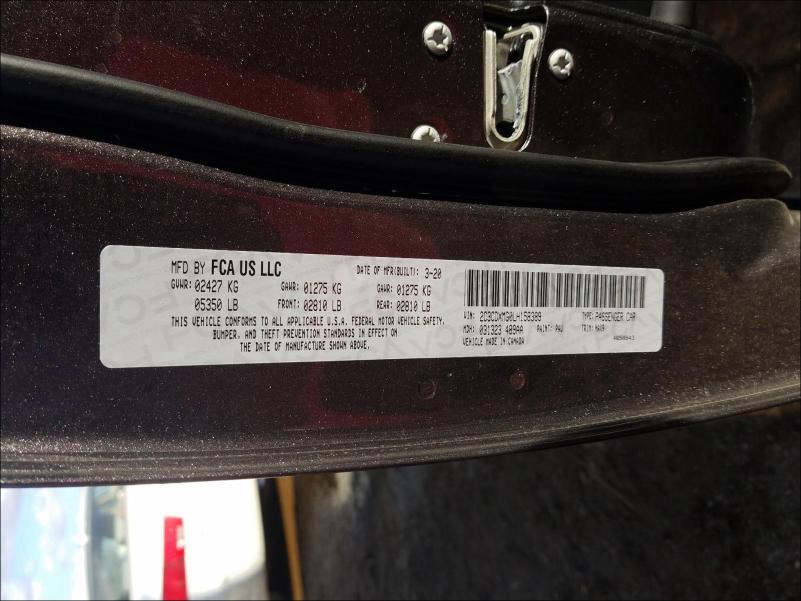 2020 DODGE CHARGER GT 2C3CDXMG0LH158389