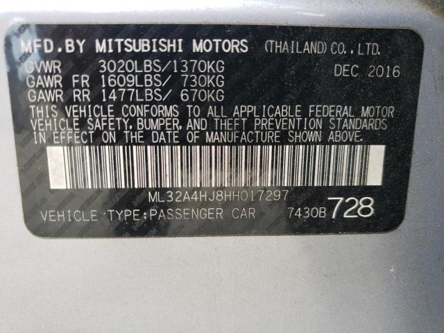 2017 MITSUBISHI MIRAGE ML32A4HJ8HH017297
