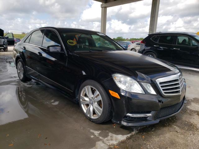 Salvage cars for sale from Copart West Palm Beach, FL: 2013 Mercedes-Benz E 350 Blue