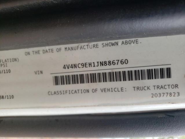 2018 VOLVO VN VNL 4V4NC9EH1JN886760