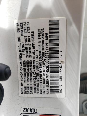 5J6RM4H53DL008272 Honda Cr-V Ex 2013. Фото: 9