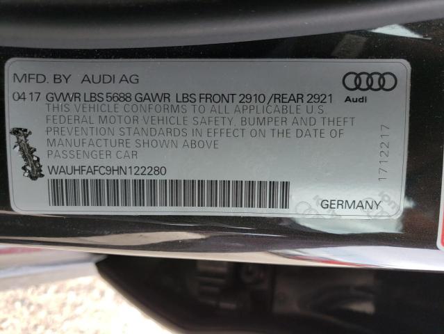2017 AUDI S6 PRESTIG WAUHFAFC9HN122280