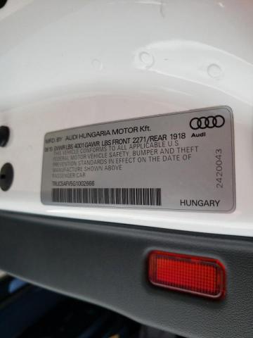 2016 AUDI TT TRUC5AFV5G1002666