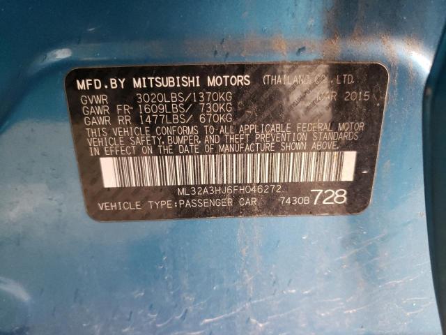 2015 MITSUBISHI MIRAGE DE ML32A3HJ6FH046272