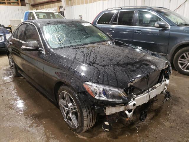 Salvage cars for sale from Copart Anchorage, AK: 2019 Mercedes-Benz C 300 4matic