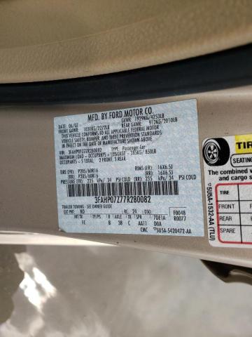 3FAHP07Z77R280082 Ford Fusion Se 2007. Фото: 9